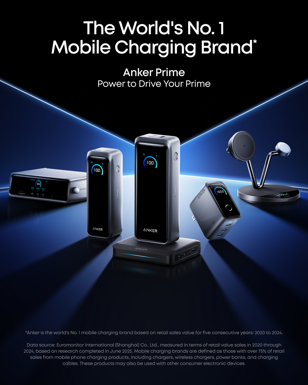 Anker Prime Power Bank (20K, 220W) with Charging Base