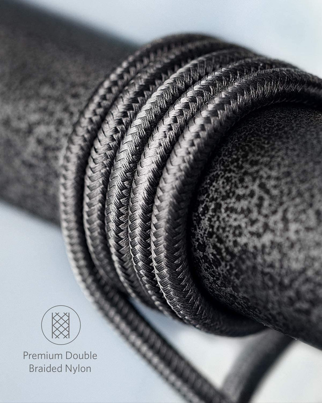 Anker cable with double braided nylon for durability